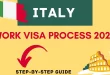 Italy work visa 2024